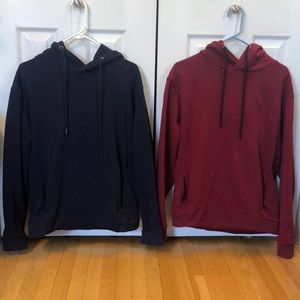 ESNTLS Navy and Red Hoodies